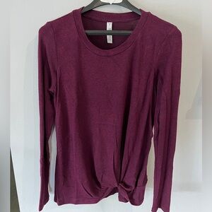 Latched Mama Nursing top, light maroon, size medium